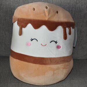 NEW 12" Carmelita SMORE 2021 FOOD Squad Squishmallow Plush Pillow